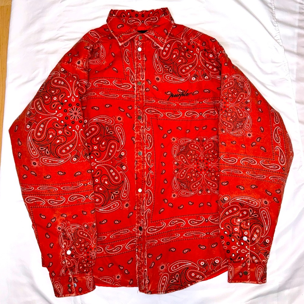 Purple Brand Red Paisley Jacket